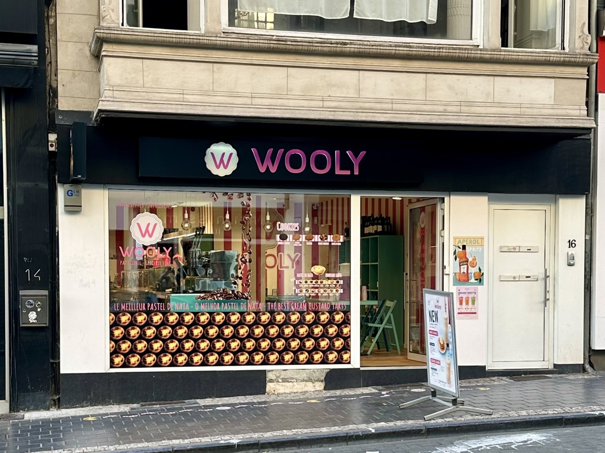 Devanture de la boutique Wooly rue des Tongres 16 a Etterbeek