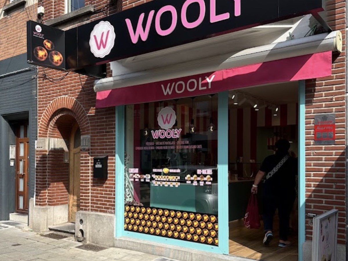 Devanture de la boutique Wooly rue de l'Eglise a Stockel, Woluwe-Saint-Pierre
